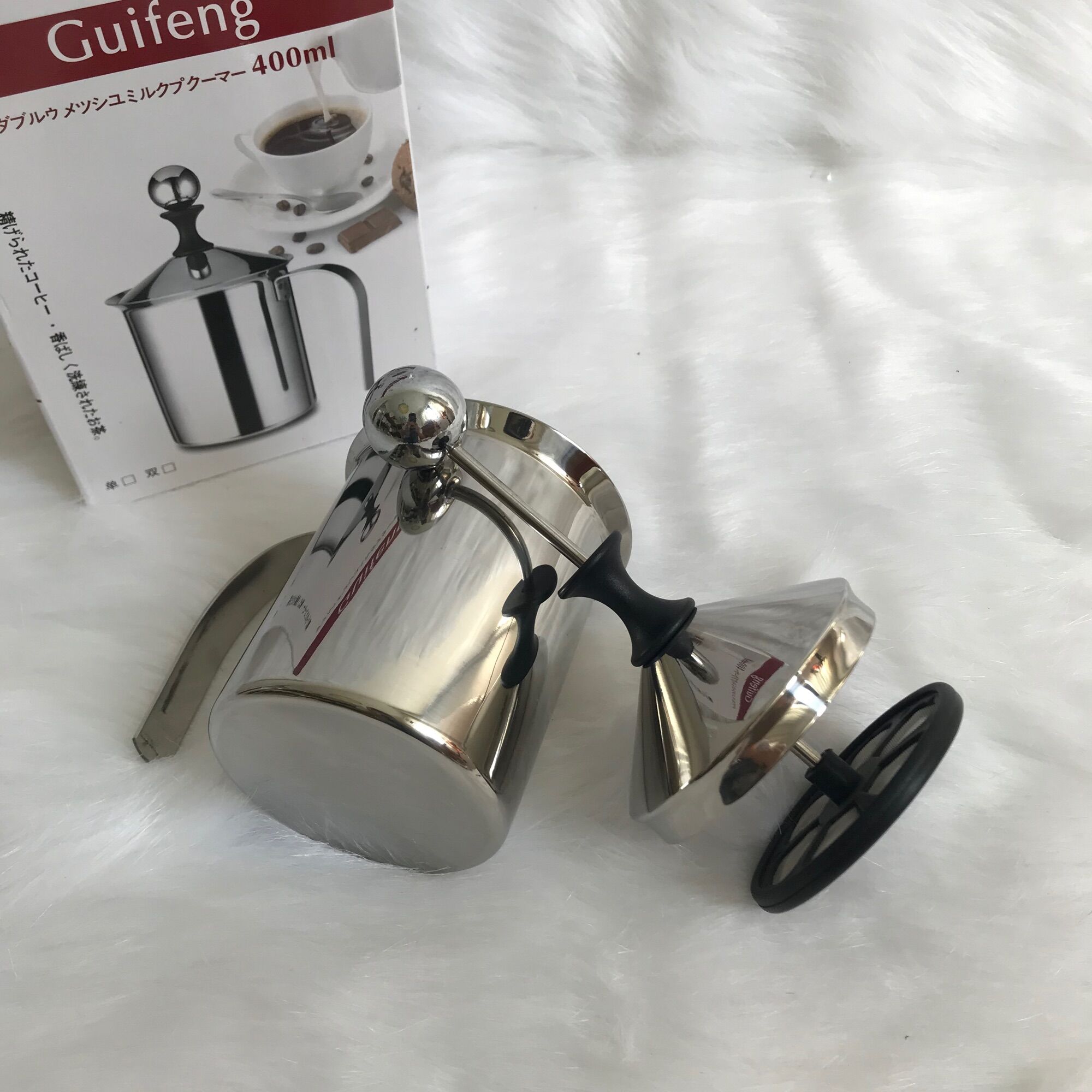 Stainless Latte Whipping Milk Latte 400ml