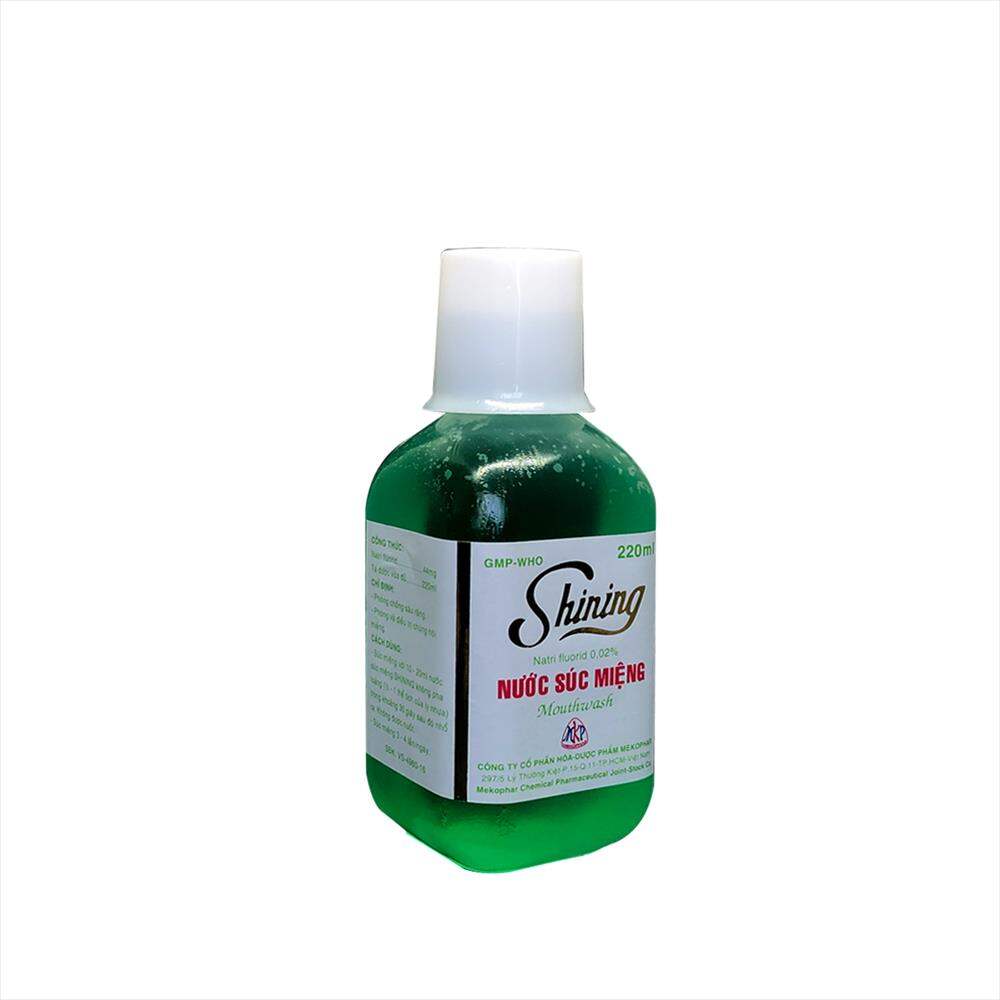 Nước súc miệng shining chai 200ml