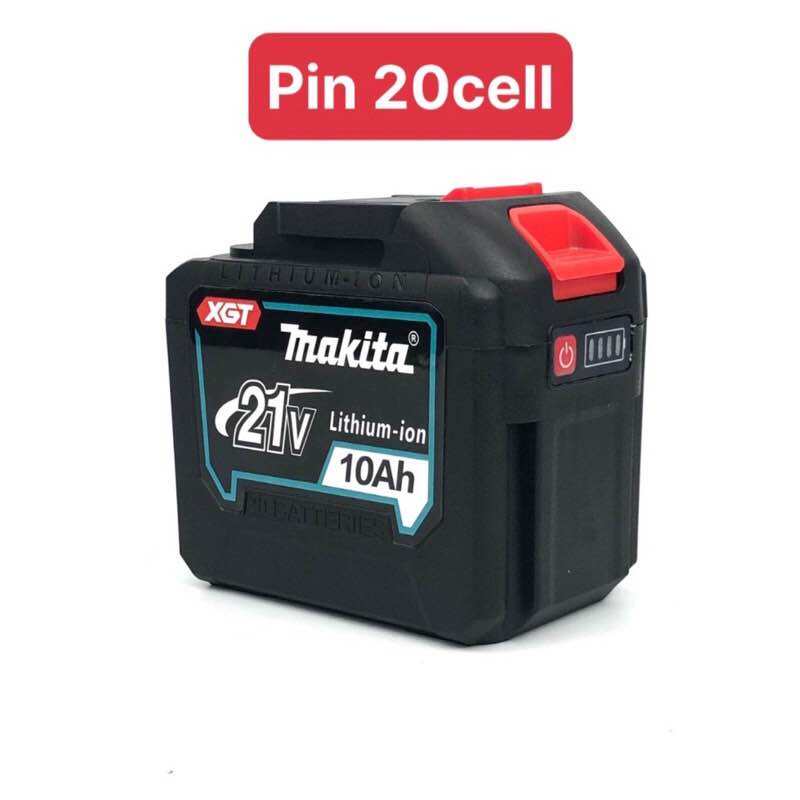 Pin đóng makita 20 cell 5s4p 18v - 21v ,có đèn led báo pin.