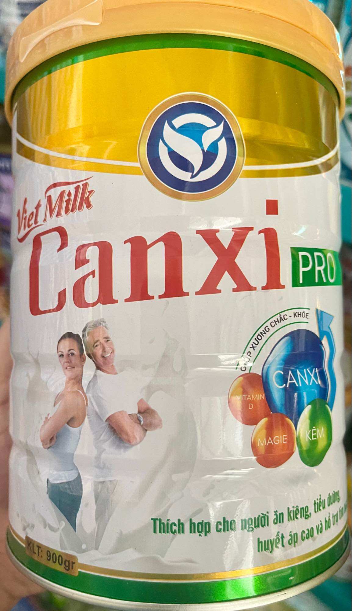 Sữa vietmilk canxi pro 900g