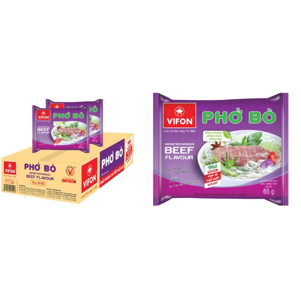 PHỞ BÒ VIFON GÓI 65G