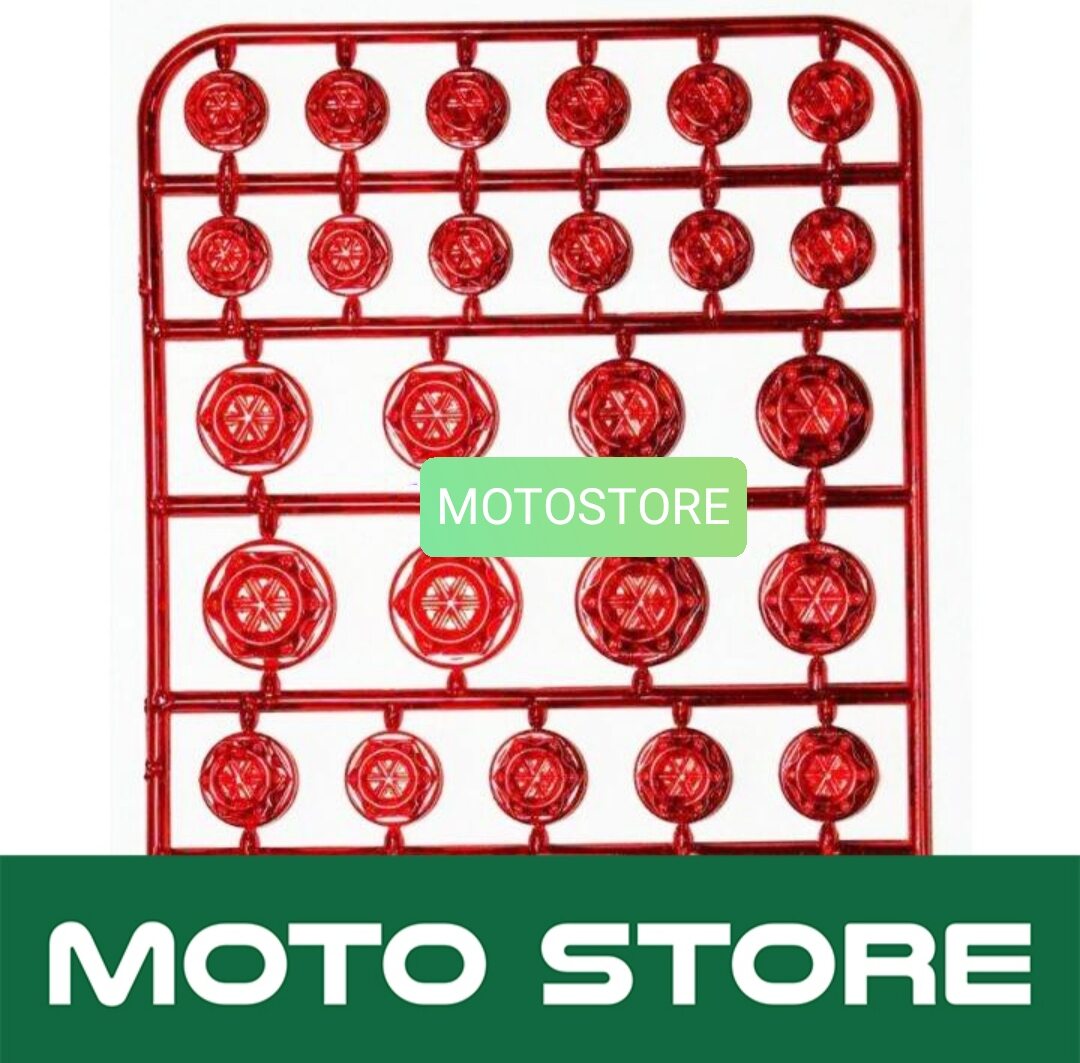 Chụp ốc 7 màu Titan ( 1 vỉ - 30 cái )