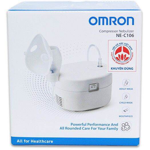 Máy xông mũi họng xông khí dung OMRON NE-C106  bảo hành 2 năm