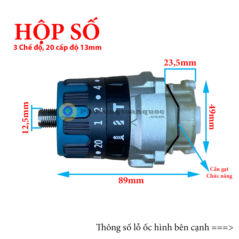 Hộp Số Máy Khoan Pin Makita 13mm