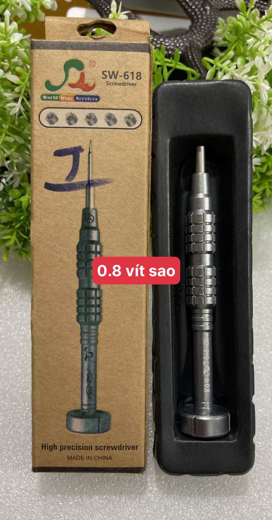 Tua vít sw-618 / 0.8 vít sao xịn xò