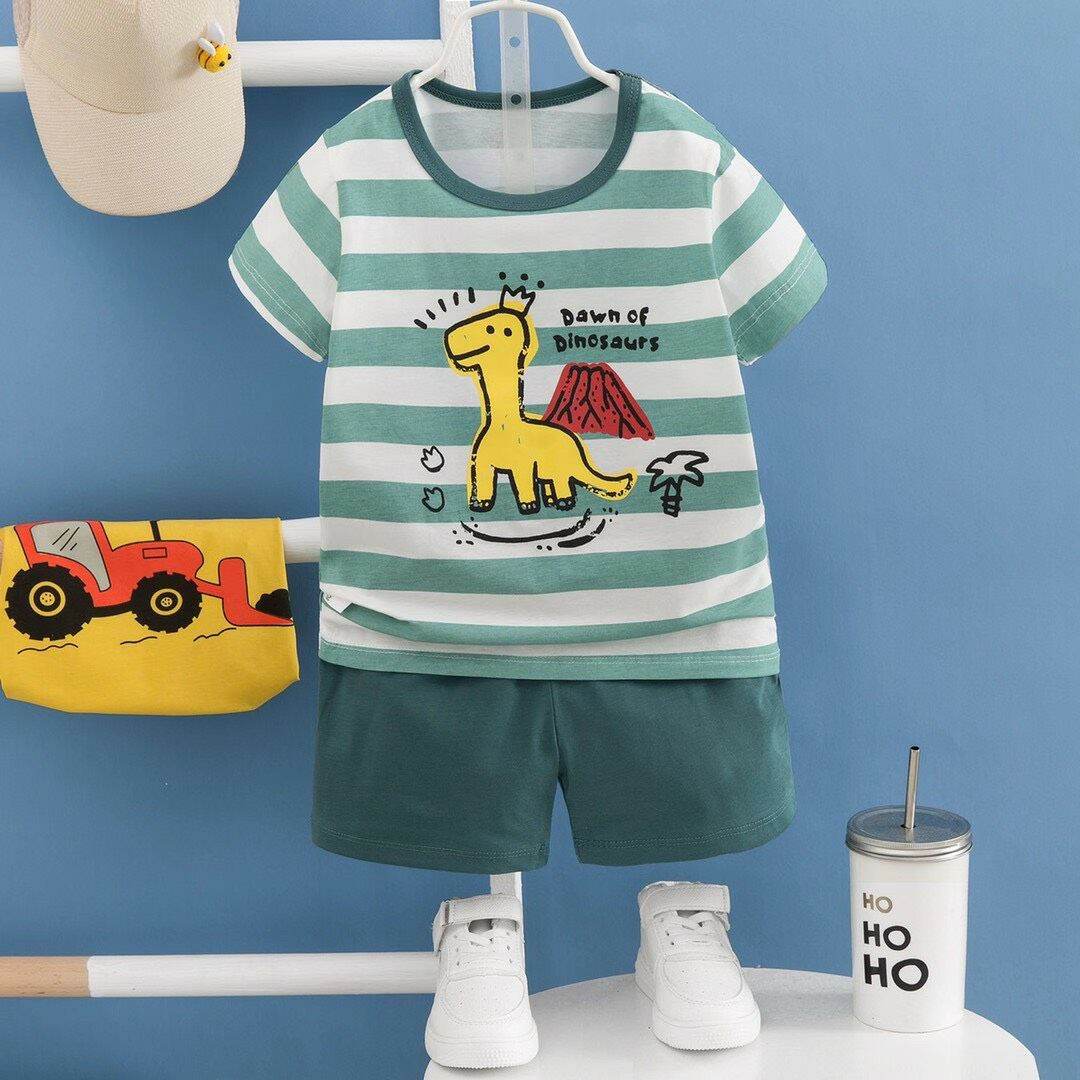 [HCM]BỘ ĐỒ THUN COTTON HÀNG NHẬP QC CHO BÉ TRAI