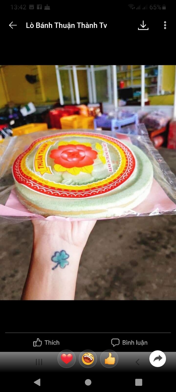 Bánh in thuận thành có nhân 300g