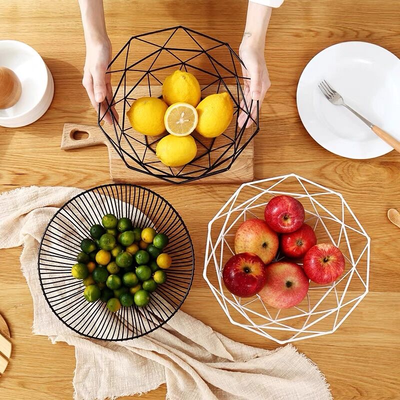 Giỏ sắt đựng đồ & trang trí chụp hình hàn quốc - giỏ sắt đựng trái cây