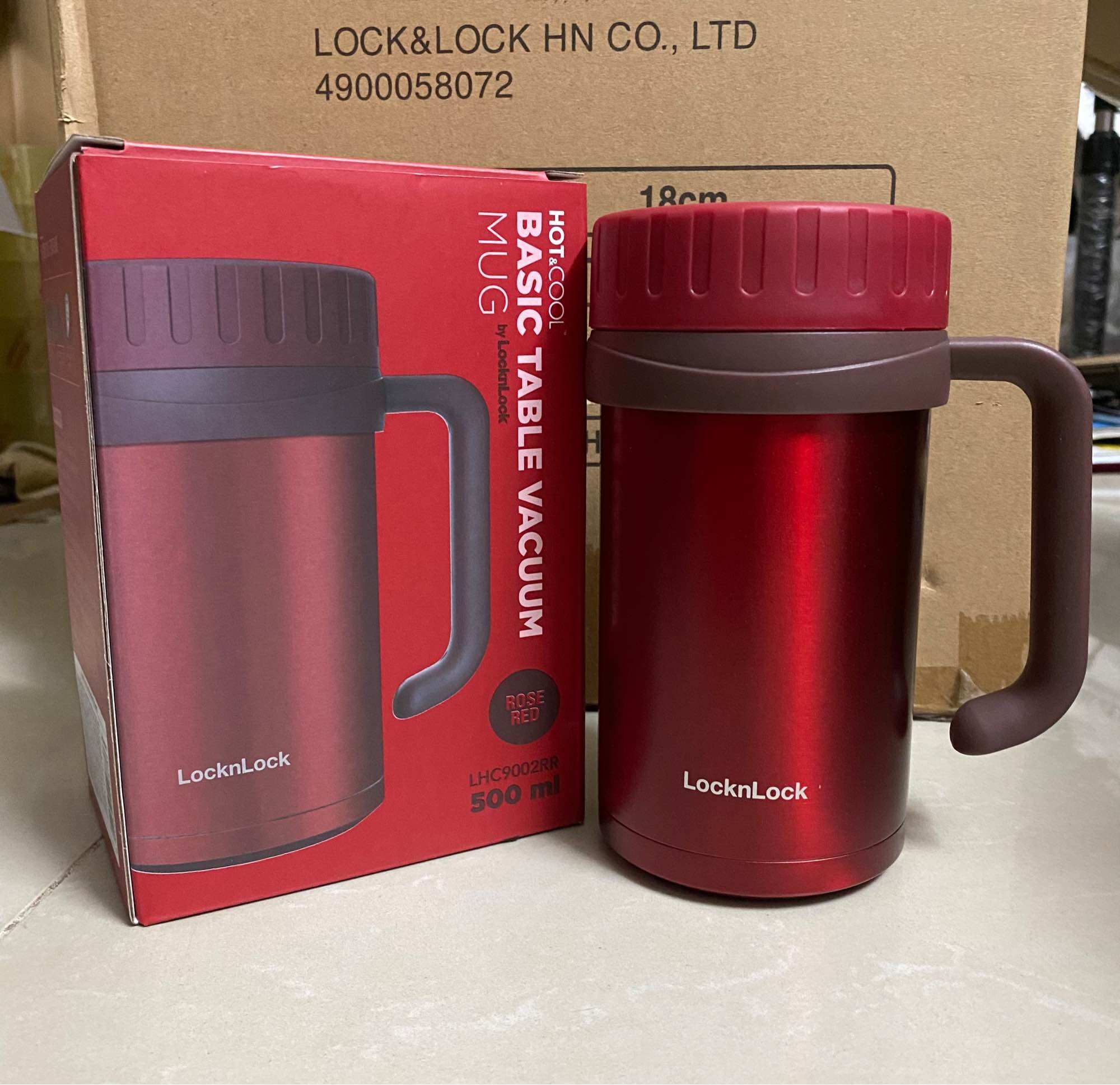 [HCM]Ca giữ nhiệt 500ml LOCK&LOCK BASIC TABLE VACUUM MUG - LHC9002
