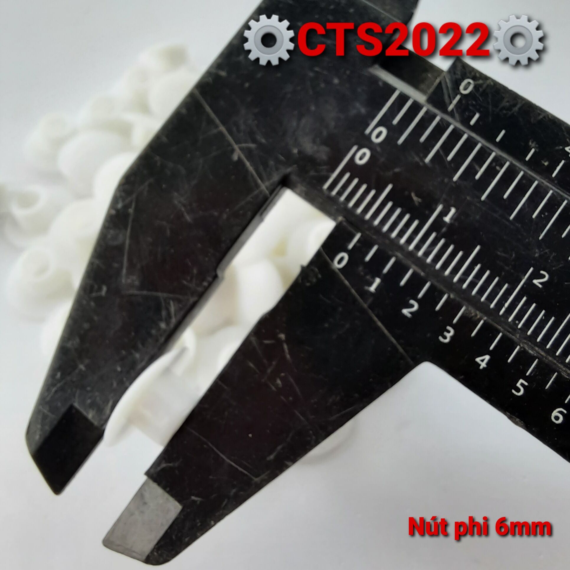 10 Nút nhựa bịt lỗ phi 6mm