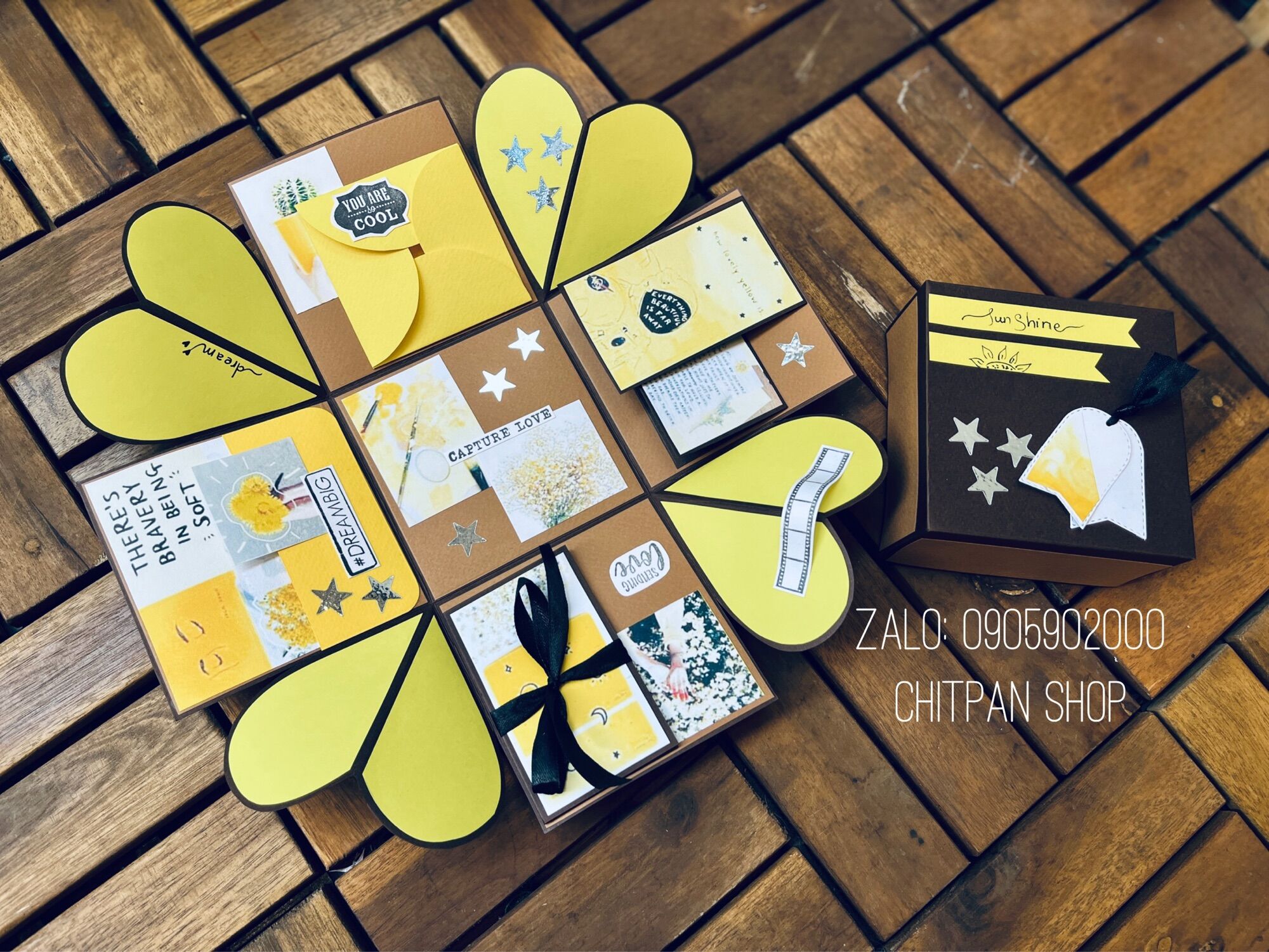 Hộp quà tặng LOVEBOX- hộp quà tặng dán ảnh độc đáo, ý nghĩa