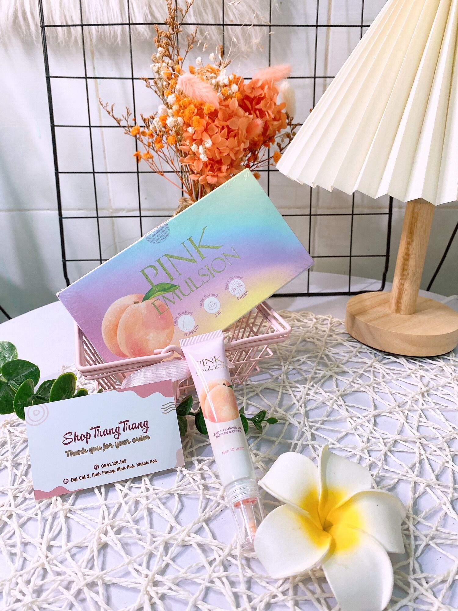 Kem dưỡng má hồng - pink emulsion