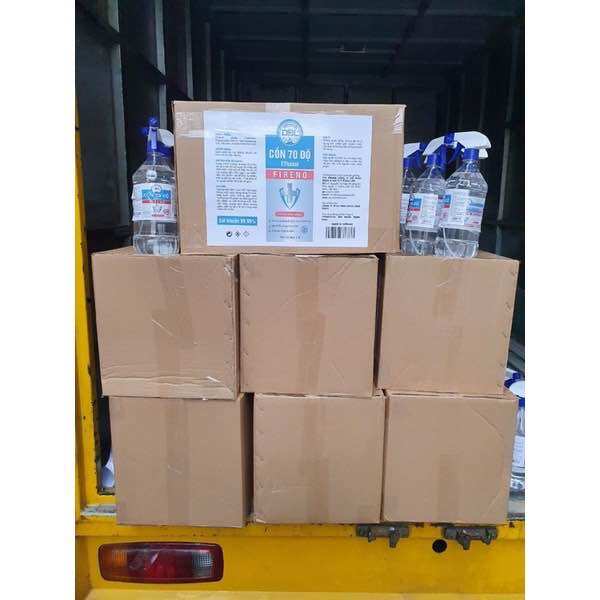 Cồn y tế sát khuẩn 70 độ chai có vòi xịt 1000mL .