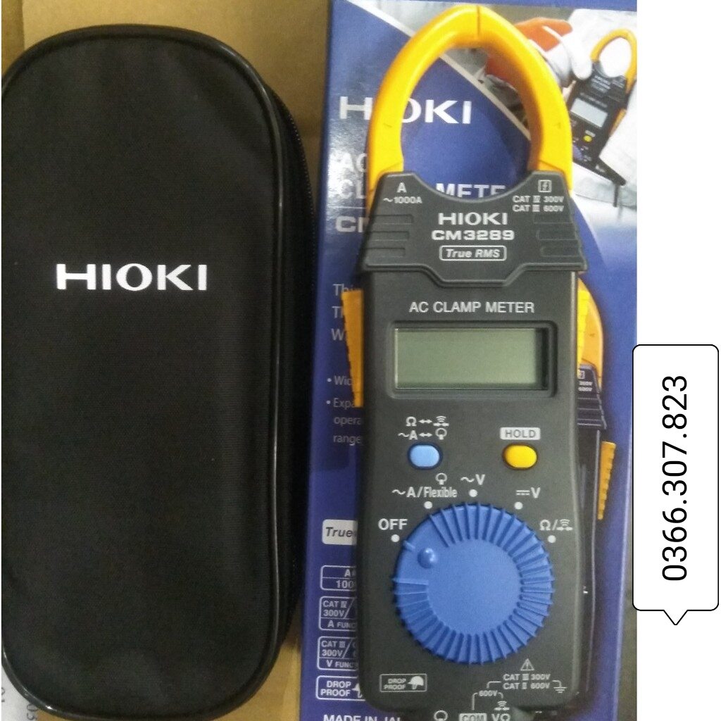 Hioki Cm-3289 Ac Current Clamp Meter (1000A True Rms) |   Home Repair Tools > Hand Tools & Accessories > Hand Tools, Components & Accessories