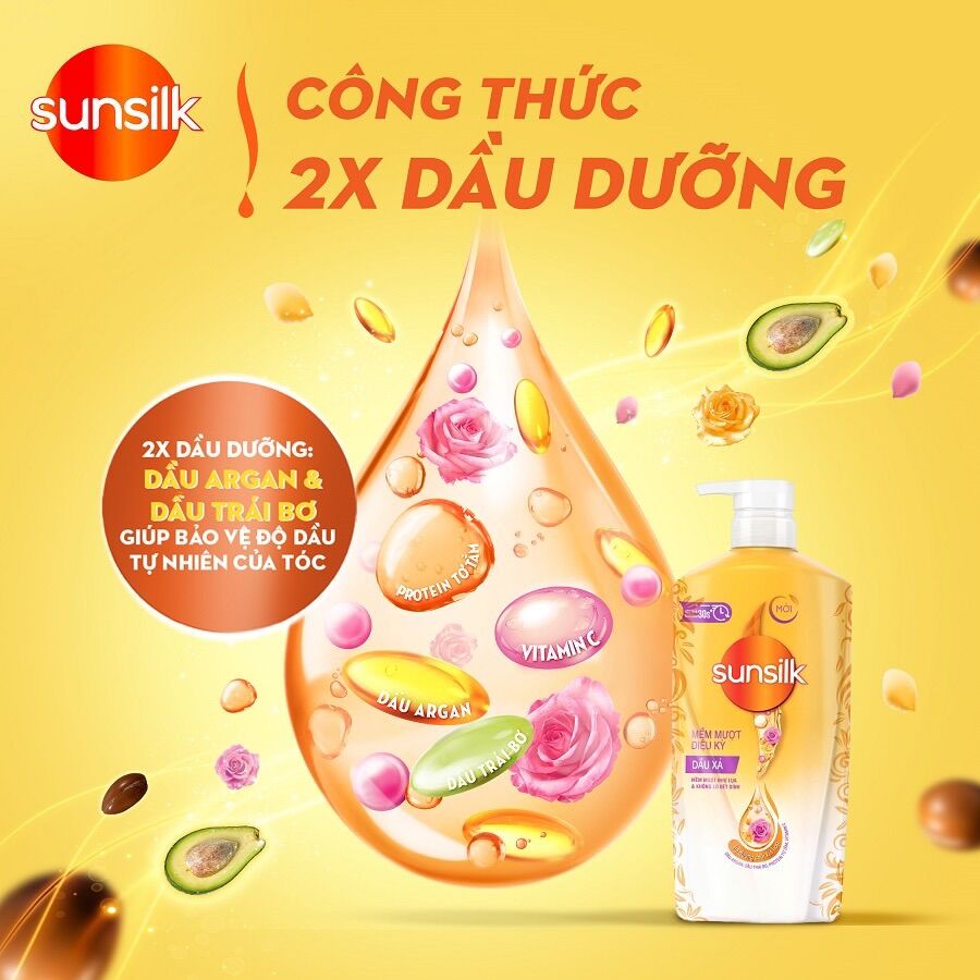 DẦU XẢ SUNSILK 640g