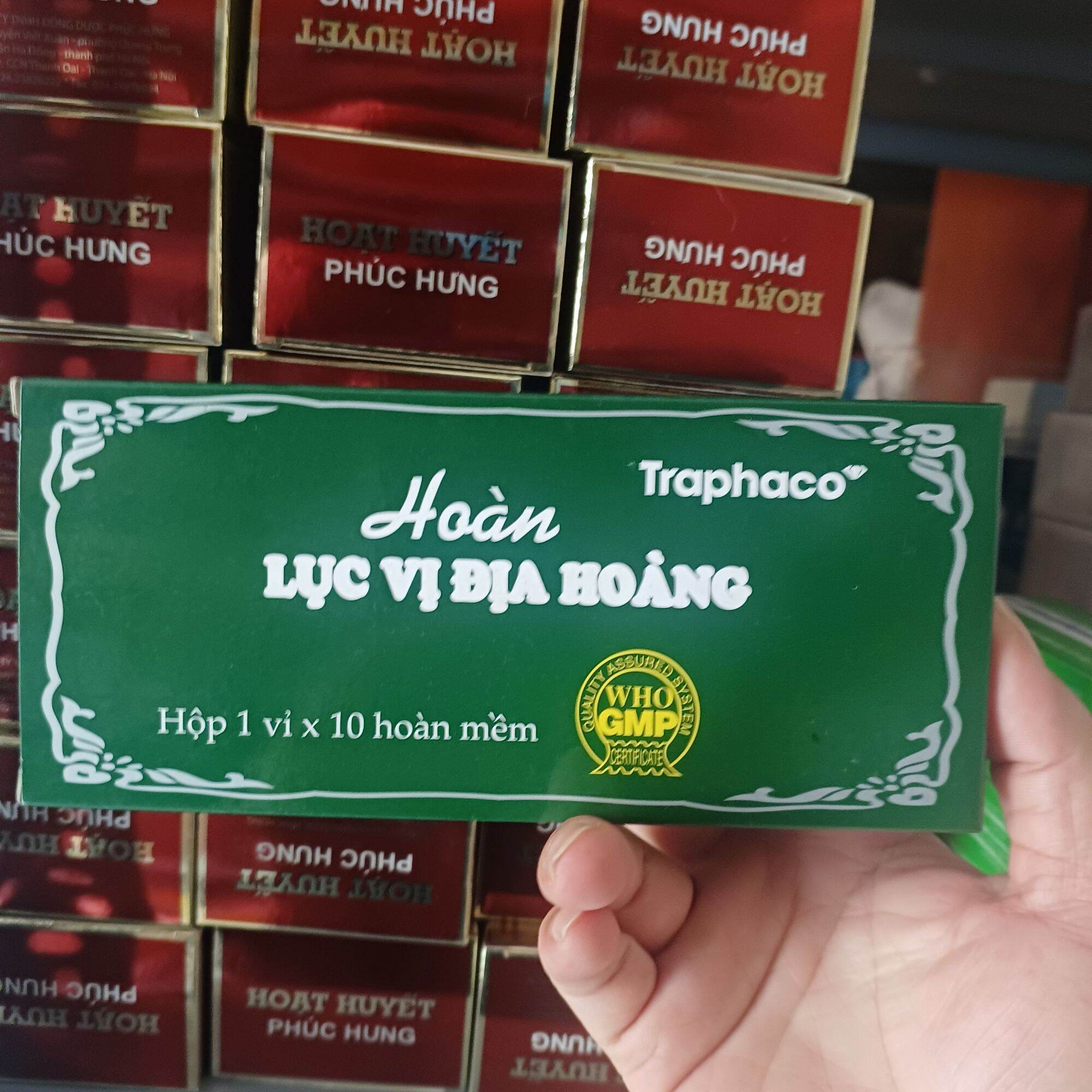 Hoàn lục vị địa hoàng tư âm bổ thận hộp 10 viên hoàn mền