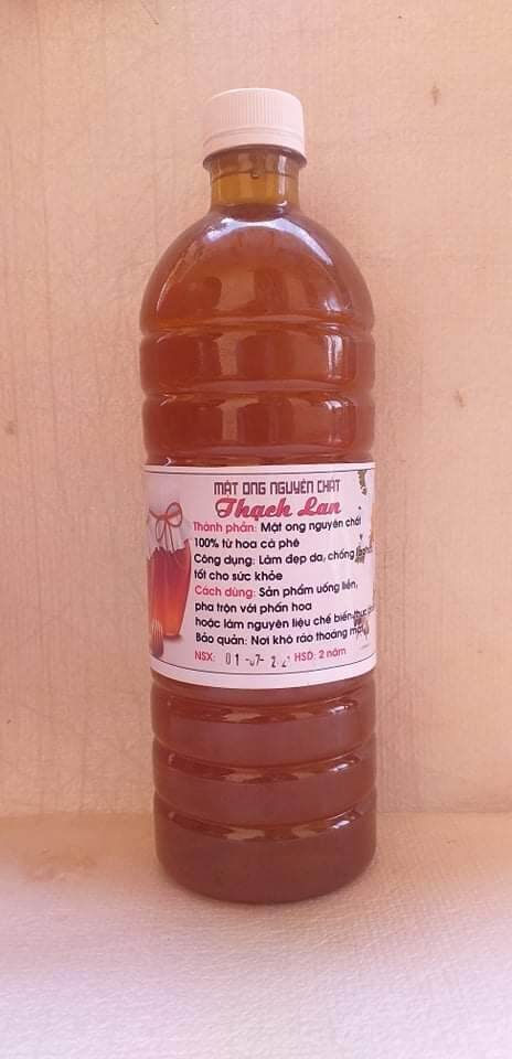 1lit mật ong hoa rừng cà phê nguyên chất