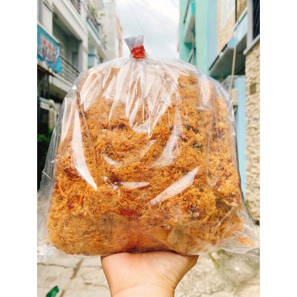 Cơm cháy gạo lức siêu chà bông 500g hỗ trợ giảm cân