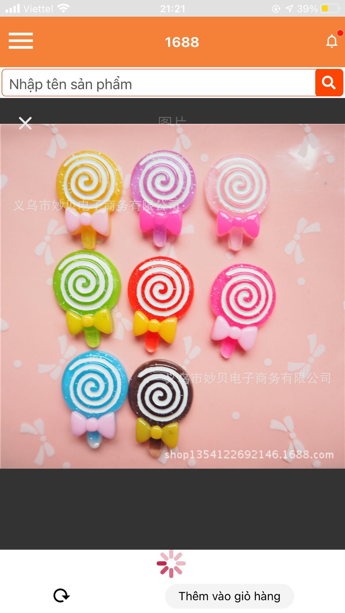 CHARM KẸO MÚT ĐỦ MÀU