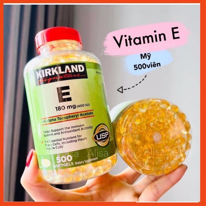 Vitamin E kirkland 500 viên Mỹ