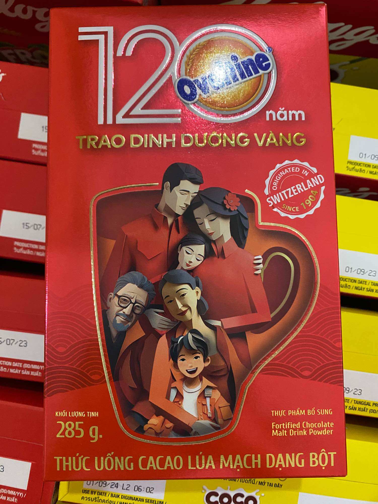Bột Cacao Lúa Mạch Ovaltine - hộp 285g