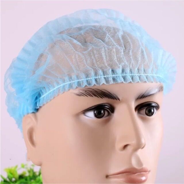 Mũ y tế xanh dùng 1 lần [ túi 100 cái]