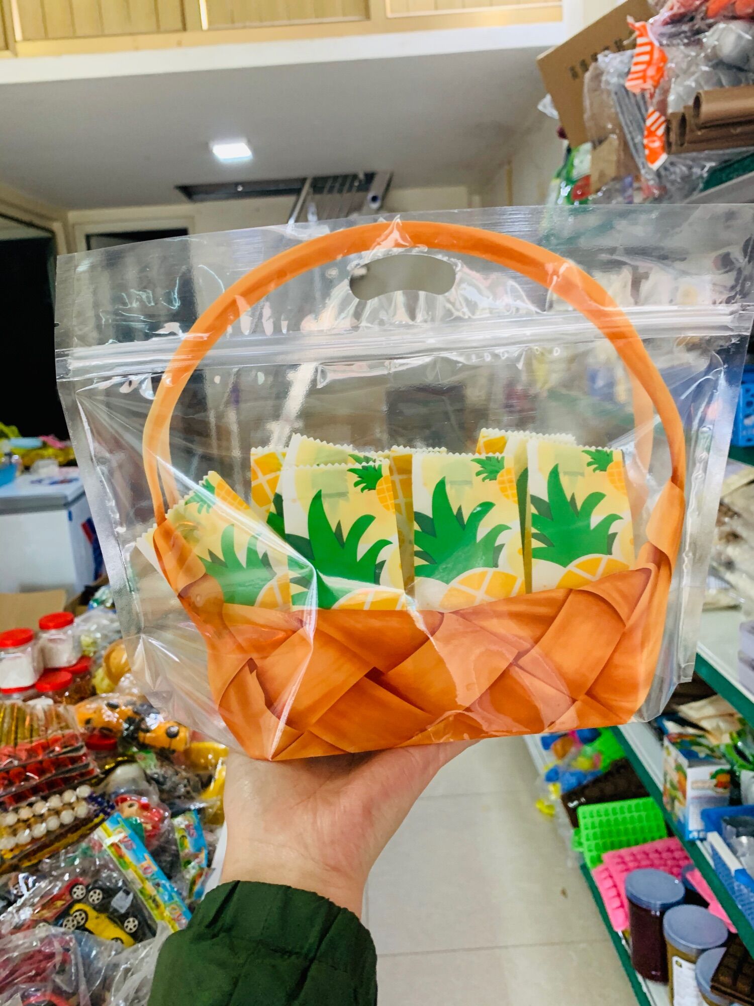 túi đựng bánh dứa hình quả dứa 50 chiếc