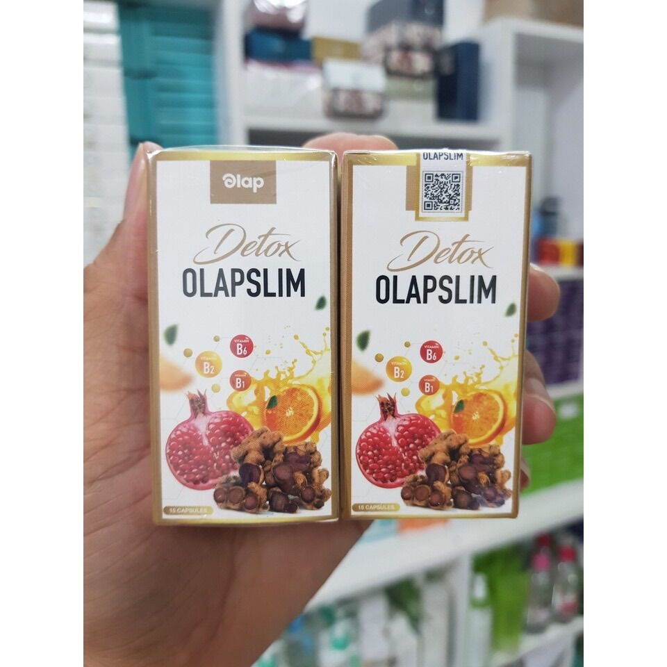 Detox tan mỡ ban đêm Olapslim hộp 15v