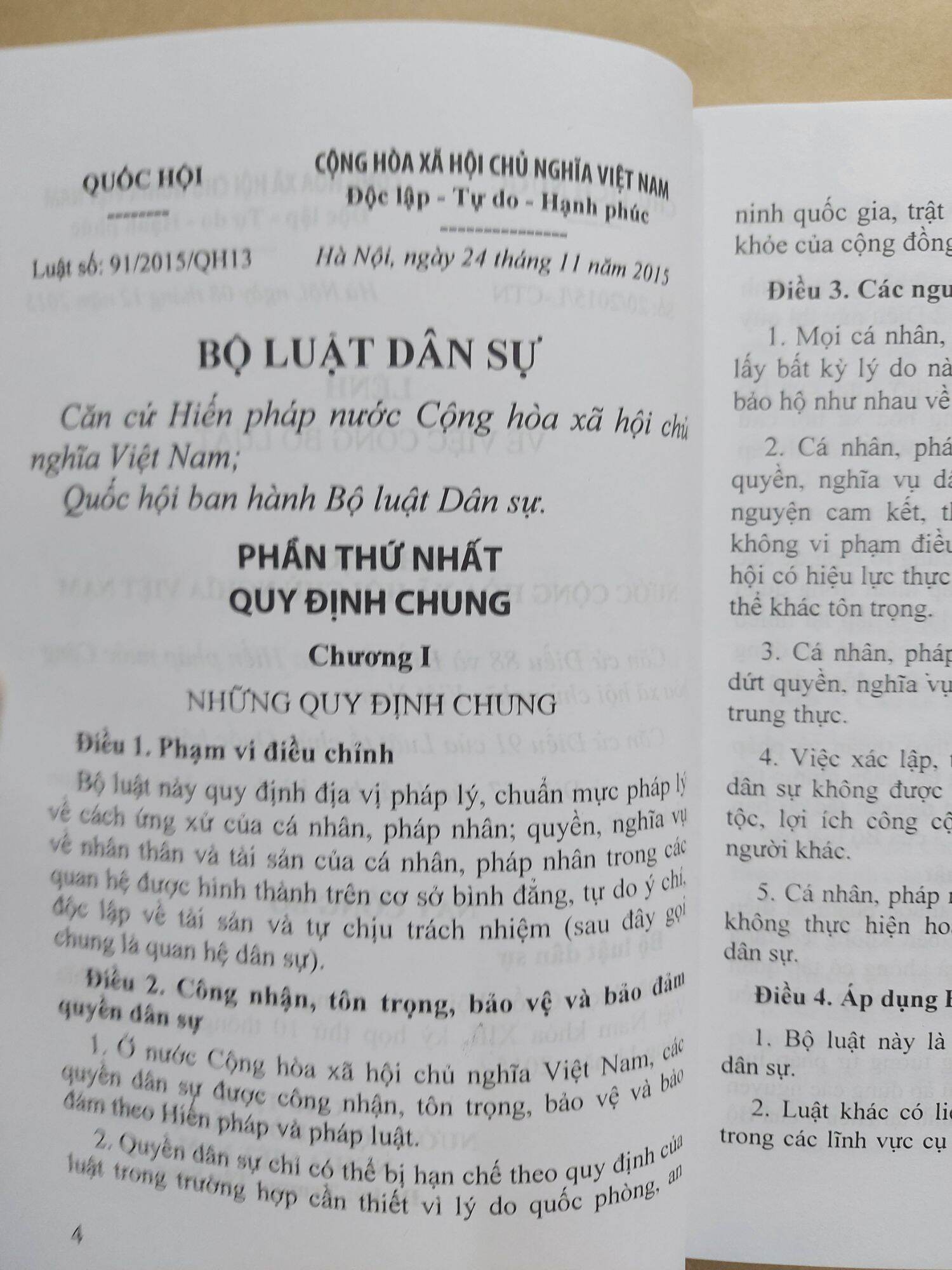 Bộ Luật Dân Sự