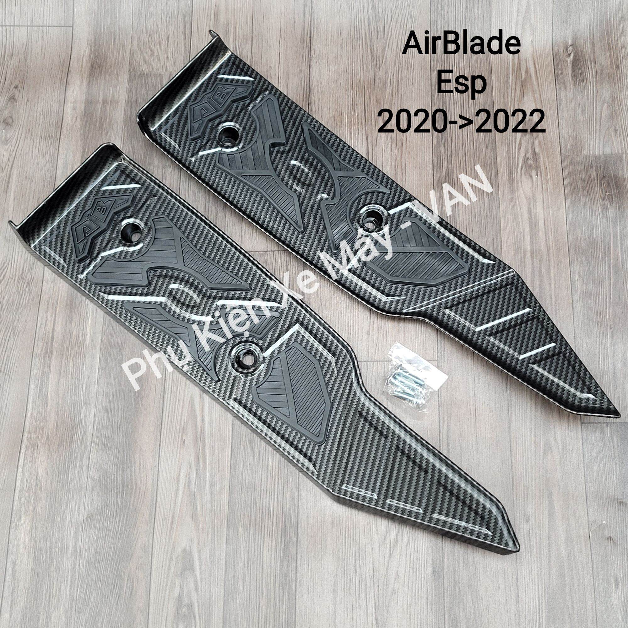 Thảm Gác Chân Xe AB AirBlade Esp 2020->2022 Nhựa Carbon