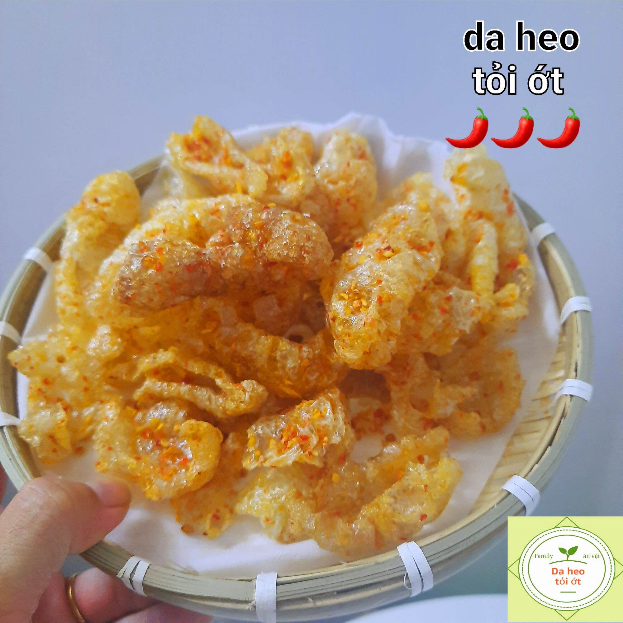 Da heo tỏi ớt - da heo lắc tỏi ớt