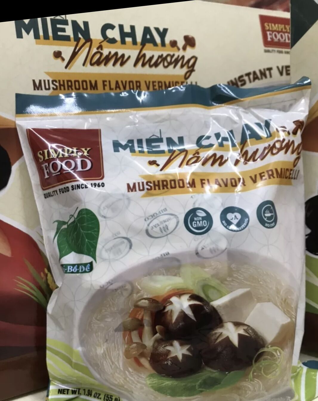 Miến chay Nấm Hương gói  Vermicelli (15 gói/thùng)
