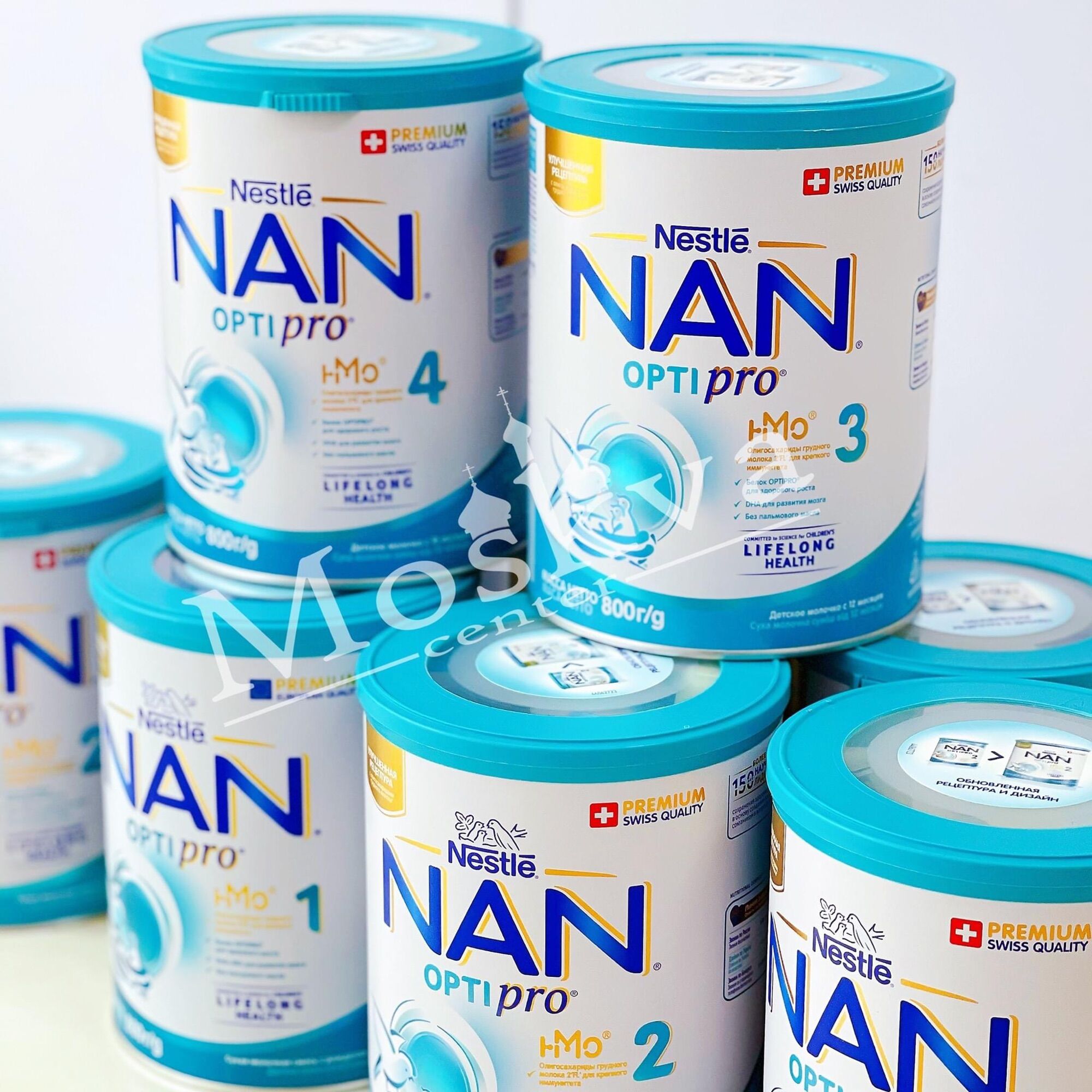 Sữa bột nan nga số 1,2,3,4 lon 800gr