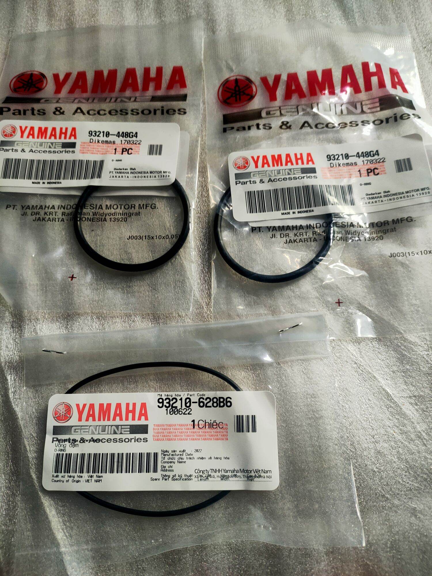 3 Ron cao su đầu quy-lát Yamaha Jupiter V Sirius