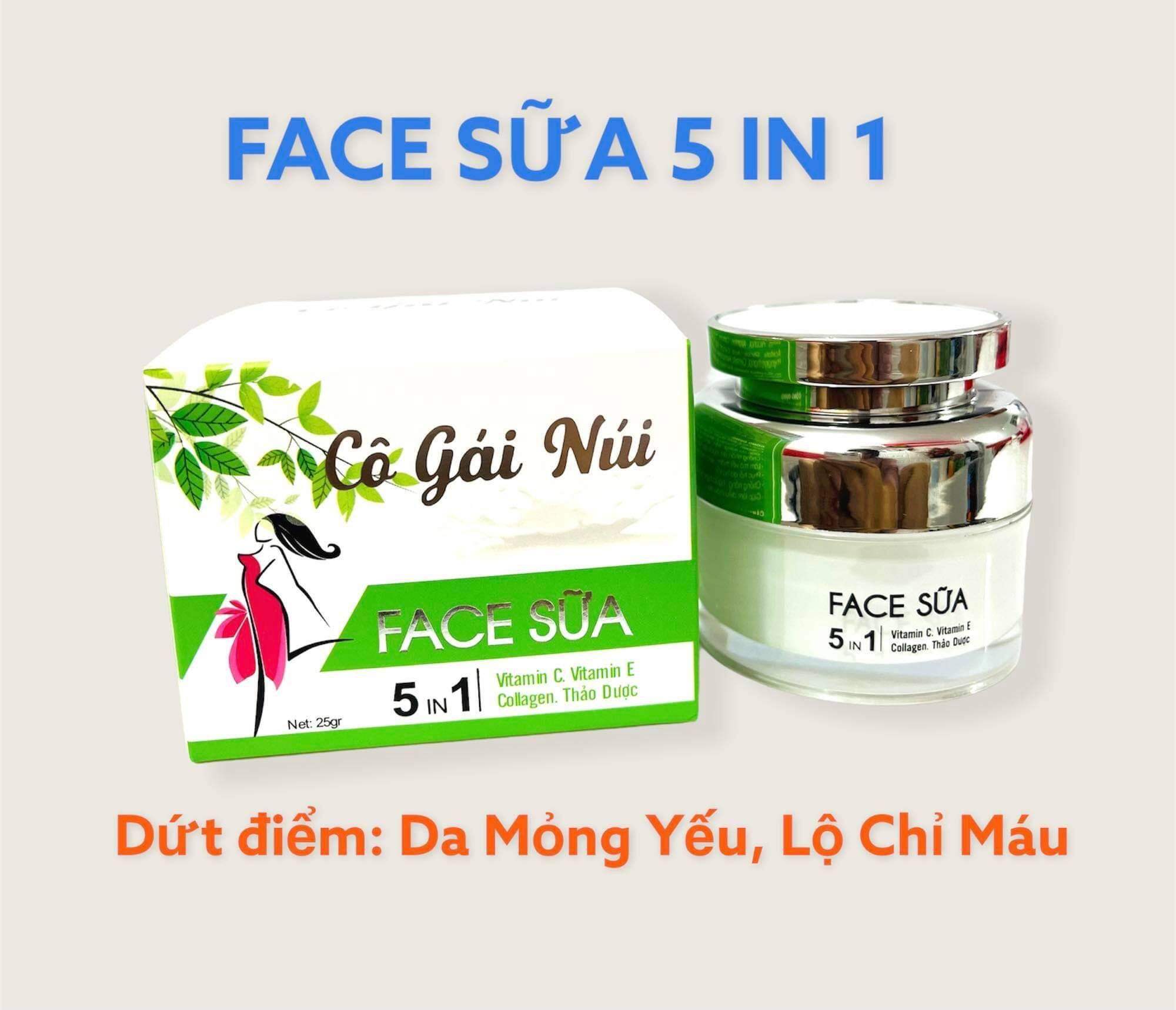 kem FACE SỮA Cô gái núi