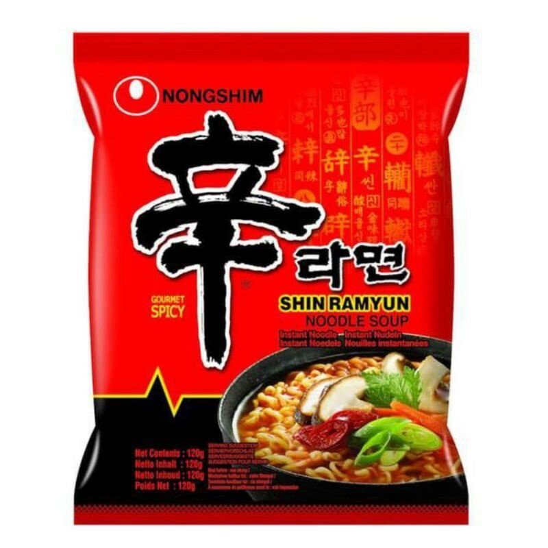[Lốc 5 gói] Mì cay Shin Ramyun Hàn Quốc ăn liền 120g