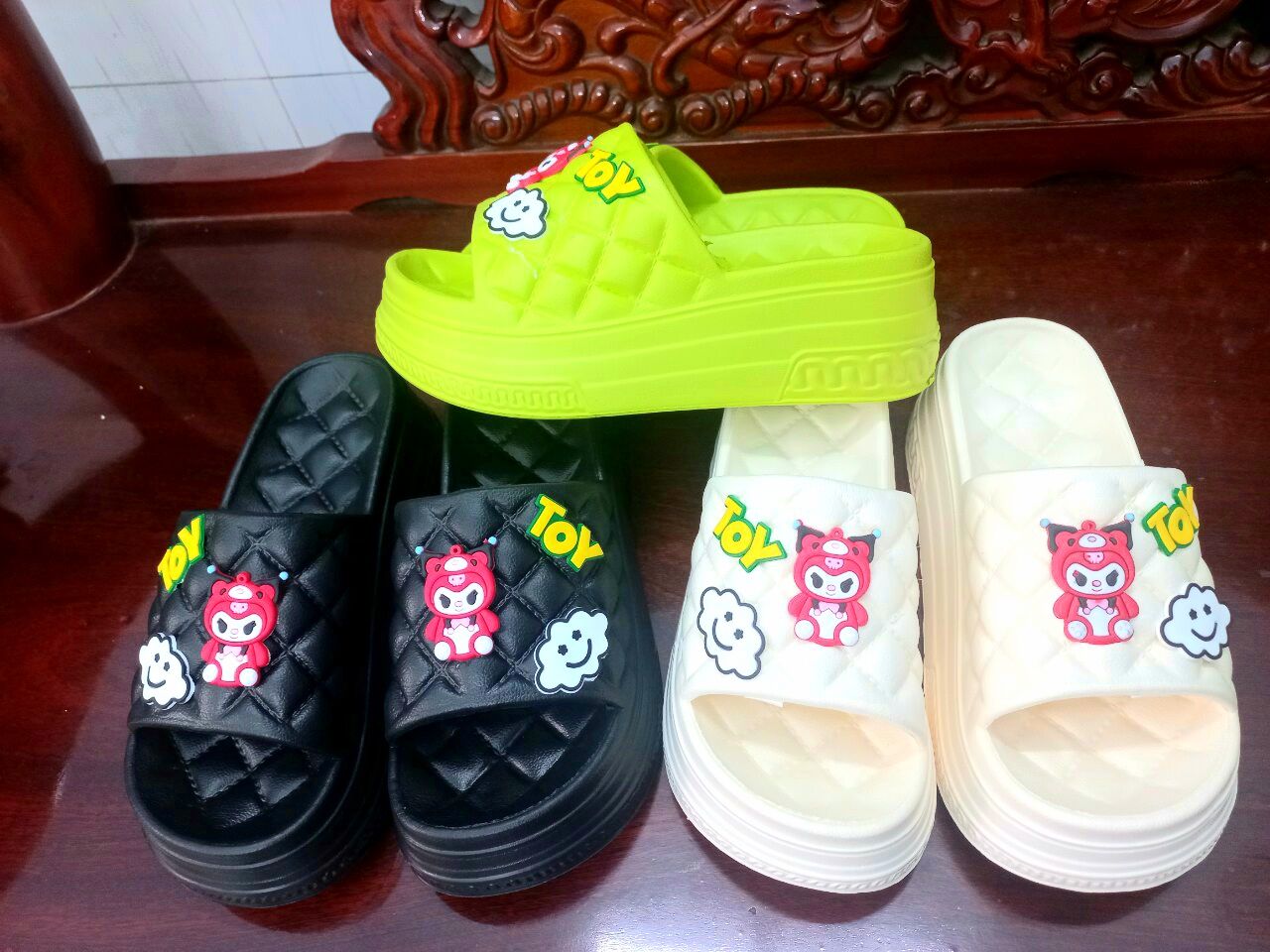Dép xốp nữ cao 5p dễ thương