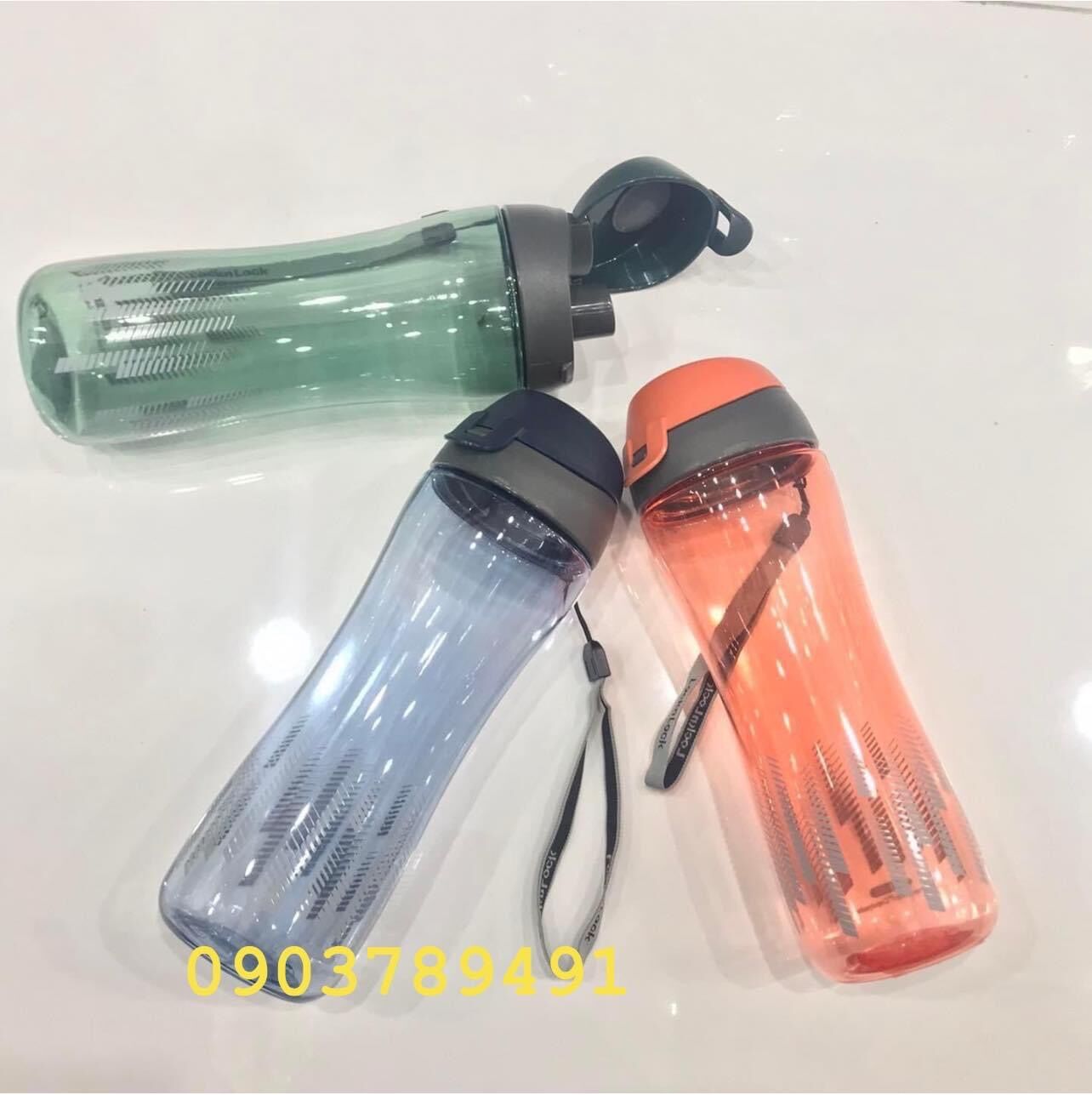 👍💁 bình nước thể thao nhựa tritan lock&lock - abf639 - 650ml 👍