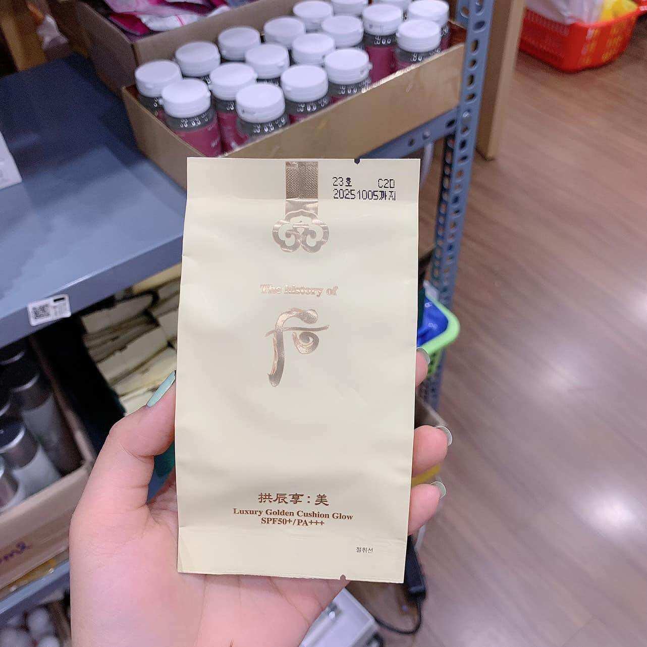 Lõi thay phấn nước Whoo vàng Luxury Golden