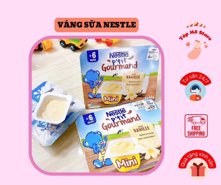 Váng Sữa Nestle Pháp vỉ 6 hộp