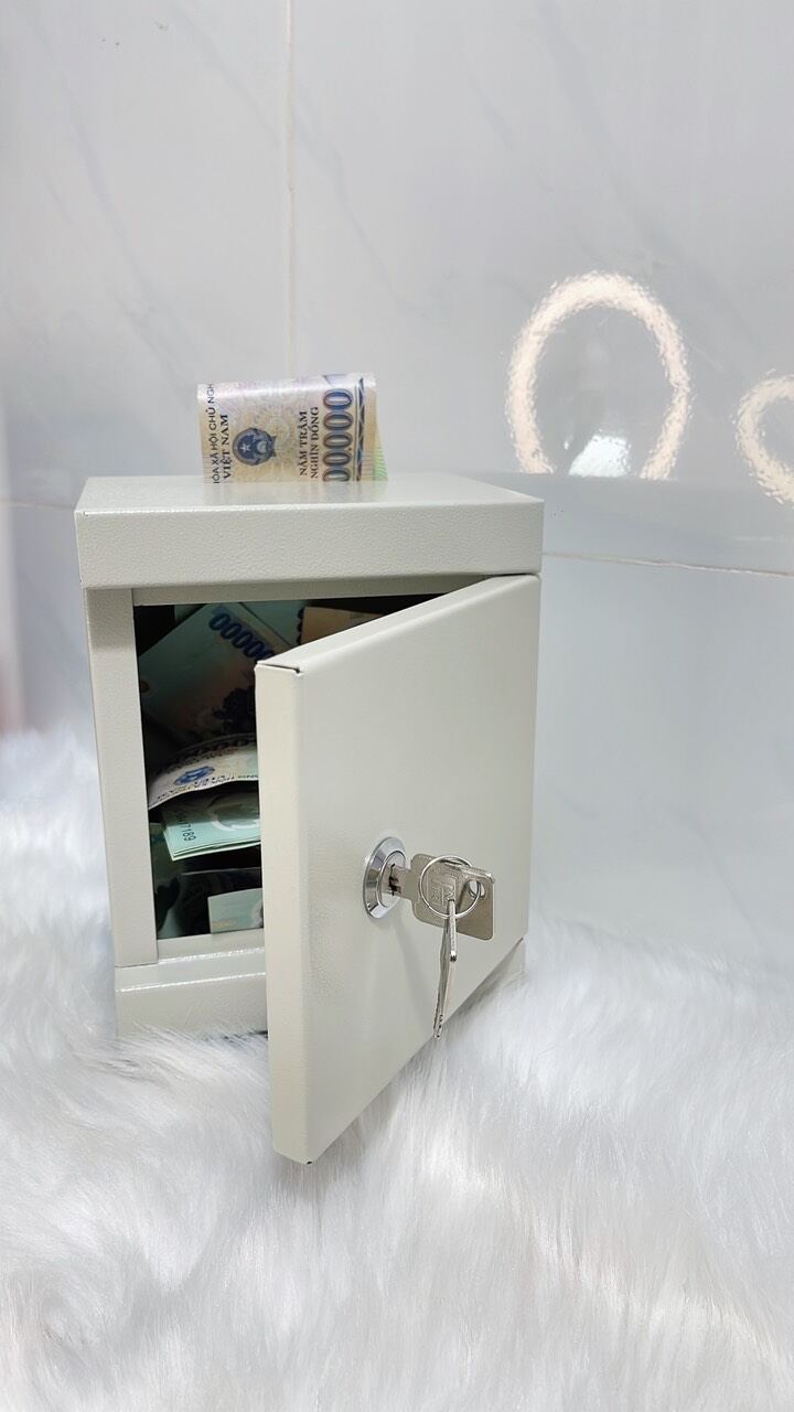 két sắt mini tiết kiệm tiền 15*20
