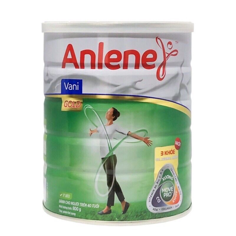 Sữa bột Anlene Gol Vani 900g( HSD 5/2026)