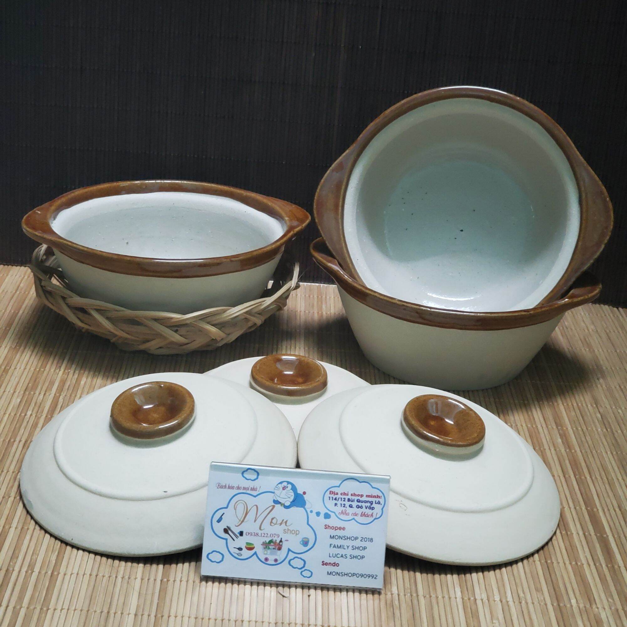 NỒI ĐẤT NUNG THƯỢNG HẠNG SIZE 15cm ,17cm (DÙNG ĐỂ ĐỰNG KO NẤU)
