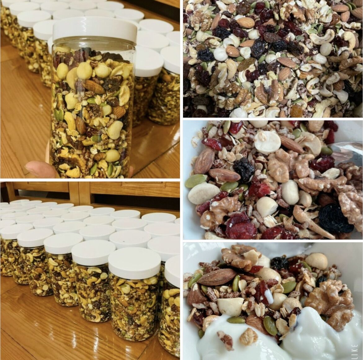 500g granola siêu hạt loại đặc biệt (có nhân mắc ca - cam kết ngon ko hôi dầu)