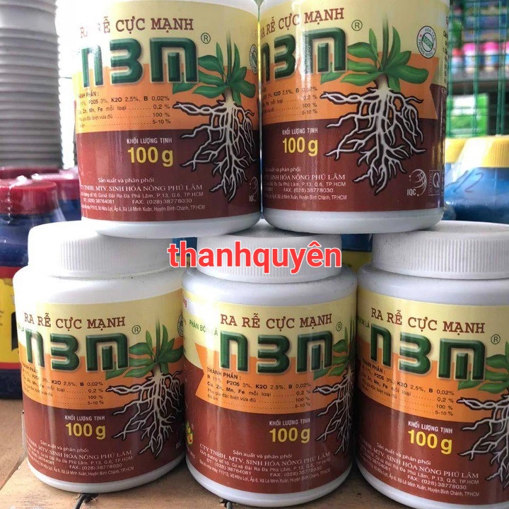 Thuốc Ra Rễ Cực Mạnh N3M 100g Sản phẩm kích thích ra rễ cực mạnh N3M được sản xuất bởi công ty TNHH 