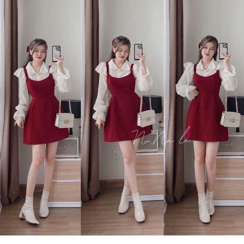 SET YẾM ĐỎ KÈM SOMI CỔ SEN