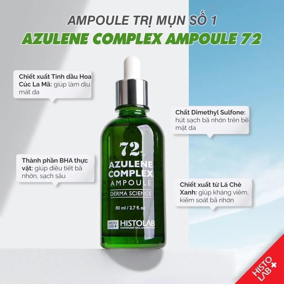 Serum mụn 72 AZULEN  histolab