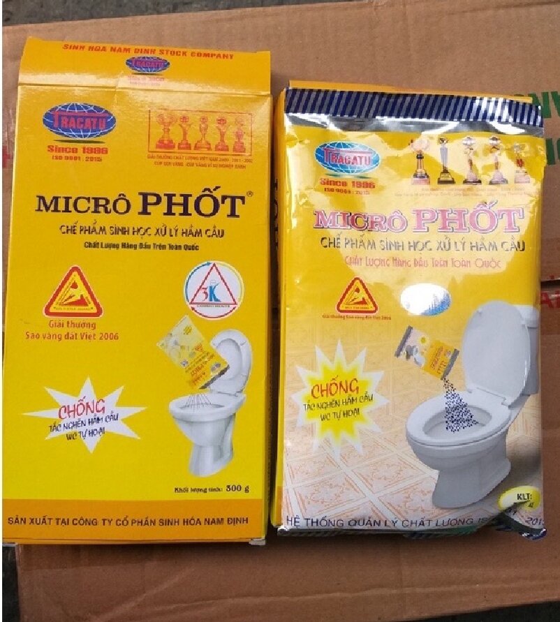 BỘT THÔNG CẦU MICRÔ PHỐT MEN VI SINH CHỐNG TẮC NGHẼN HẦM CẦU