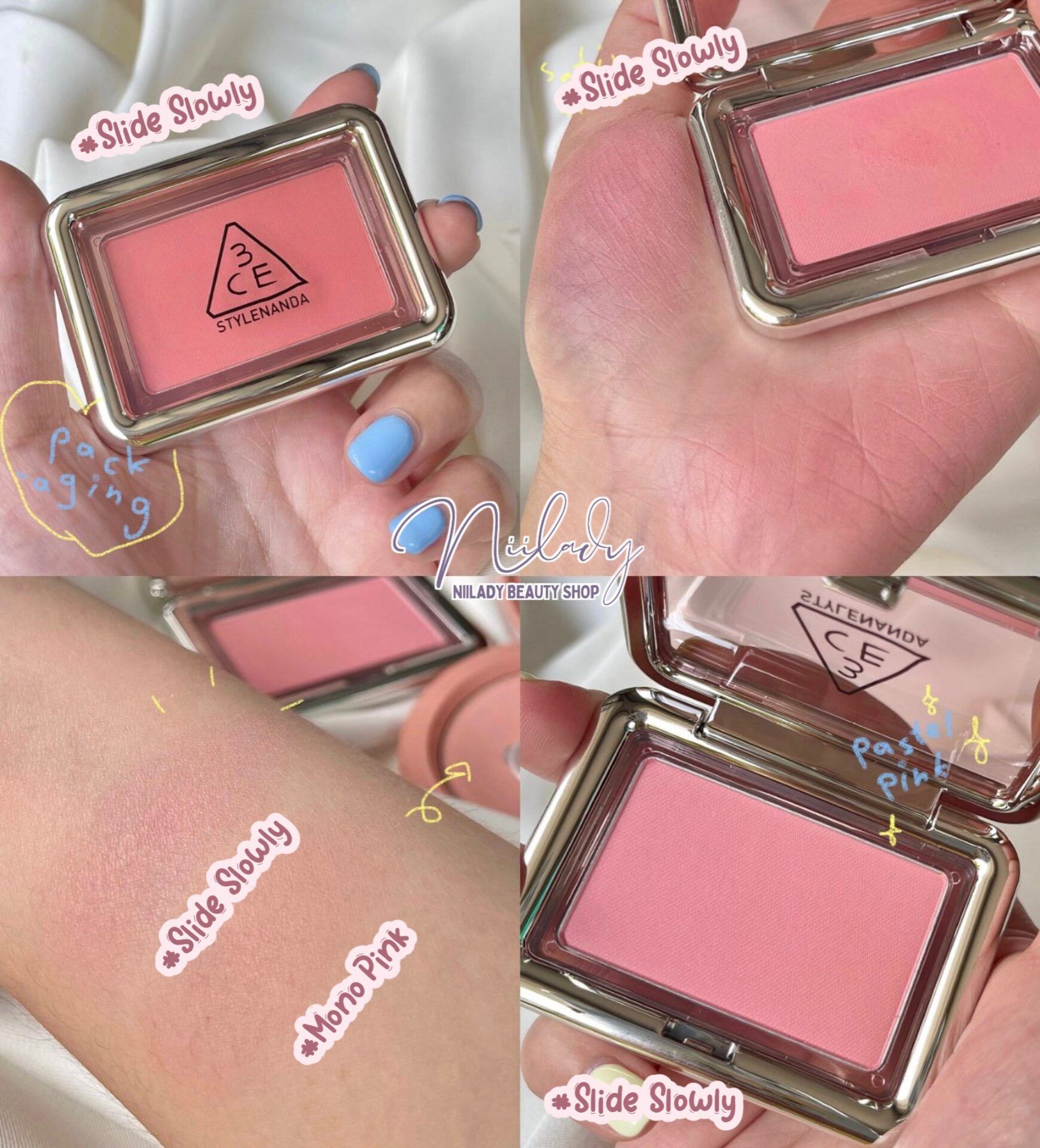 Má hồng 3CE New Take Face Blusher