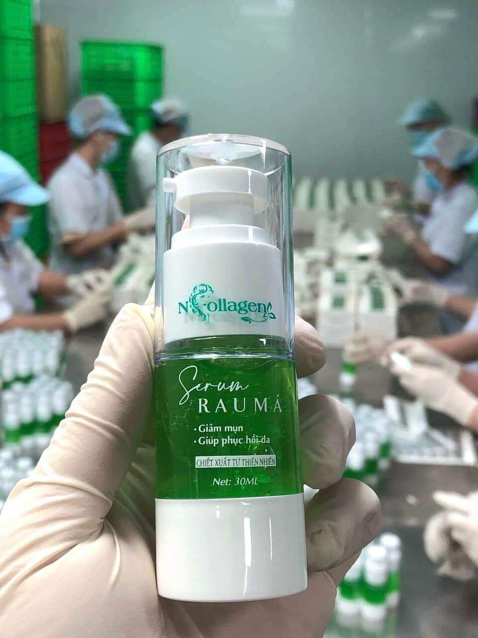SERUM CHẤM MỤN RAU MÁ NCOLLAGEN